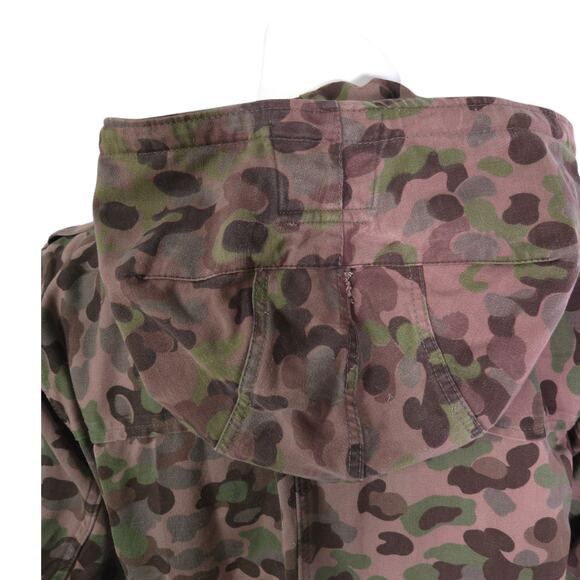 Soviet Union Camo Coat 96-100 / 3-4 Hood Slit Back Military Uniform - Picture 9 of 16